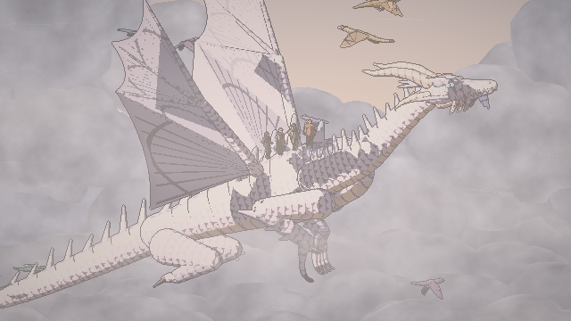 El Dragón Blanco sale de la bruma